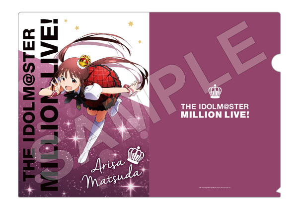 アイドルマスター ミリオンライブ！ A4クリアファイル 松田亜利沙 プロローグ・ルージュver.[Gift]《発売済・在庫品》