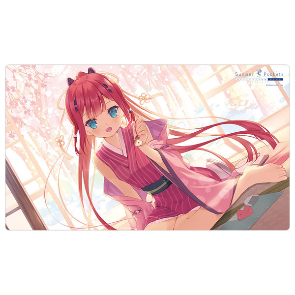 優待特典一覧 Summer Pockets ラバーマット(神山識/お守り BLUE REFLECTION サプライ・アクセサリ・グッズ