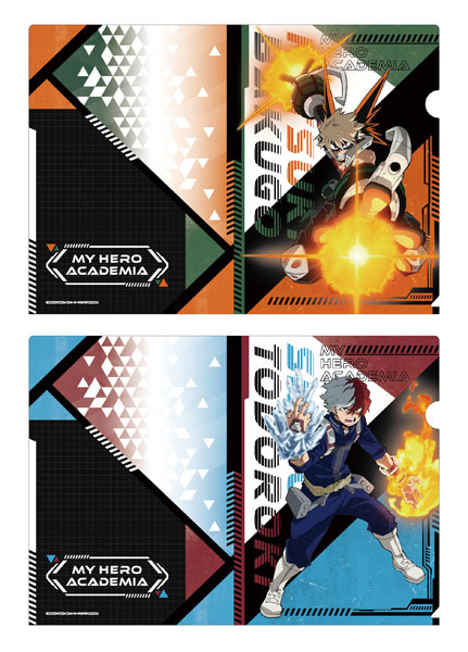 僕のヒーローアカデミア 描き下ろしクリアファイルセット 戦闘ver. | j