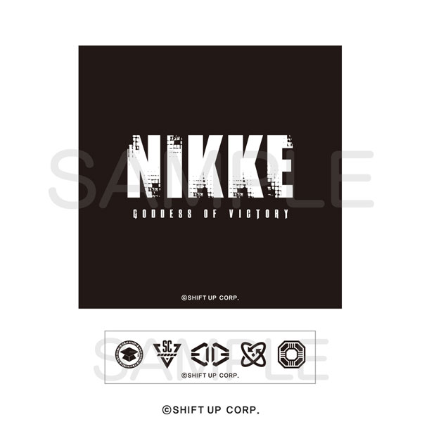 勝利の女神 NIKKE タイトー オリジナル企業ロゴストラップ ピルグリム 勝利の女神：NIKKE』 ロゴステッカー タイトルロゴ（再販