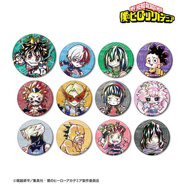 TVアニメ「僕のヒーローアカデミア」 トレーディング デフォルメAni-Art マット缶バッジ ver.A 12個入りBOX[アルマビアンカ]《在庫切れ》
