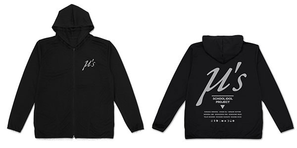 ラブライブ！ μ’s 薄手ドライパーカー/BLACK-L（再販）[コスパ]《０５月予約》