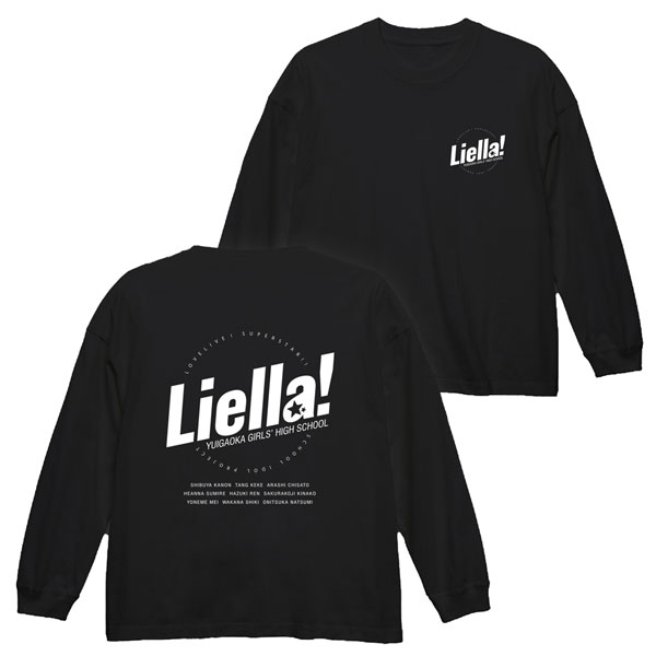 ラブライブ！スーパースター！！ Liella！ ビッグシルエット ロングスリーブTシャツ/BLACK-L[コスパ]