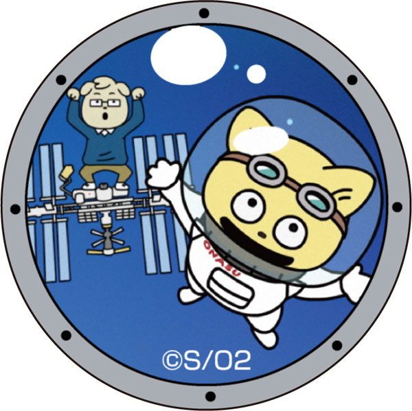宇宙なんちゃらこてつくん なんちゃら宇宙船の窓マグネット ゆうえい