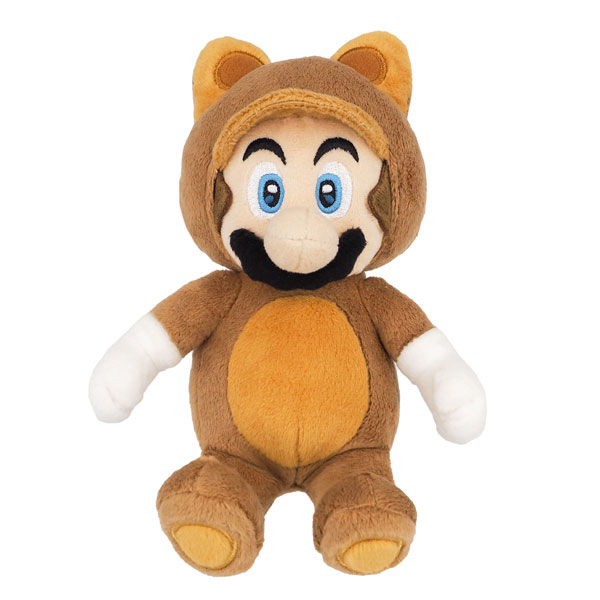 スーパーマリオ 3Dランド ぬいぐるみ タヌキマリオ(S)（再販）[三英貿易]《０６月予約》