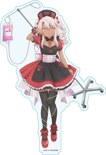 Fate プリズマイリヤ　描き下ろし　ナースメイド　BIGアクリル置き時計 劇場版「Fate/kaleid liner プリズマ☆イリヤ」 描き下ろし ナース