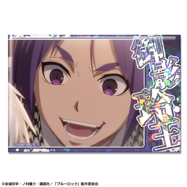 ブルーロック　御影玲王　ホログラム缶バッジ スクエア缶バッジ　アクリルスタンド TVアニメ「ブルーロック」 ホログラム缶バッジ デザイン38(御影