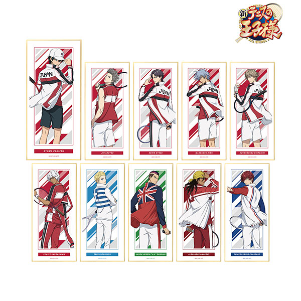 新テニスの王子様 描き下ろしイラスト 戦う背中ver. トレーディングスタンド付き色紙 10個入りBOX[アルマビアンカ]《在庫切れ》