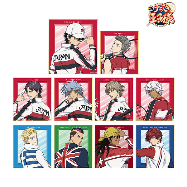 新テニスの王子様 描き下ろしイラスト 戦う背中ver. トレーディングミニ色紙 10個入りBOX[アルマビアンカ]《在庫切れ》
