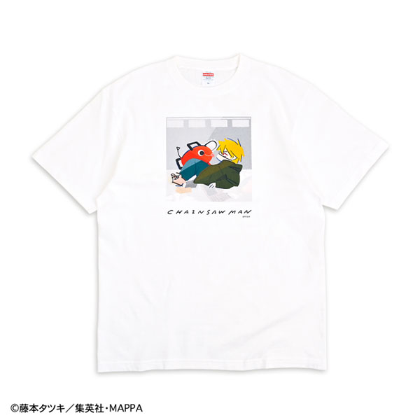 チェンソーマン イラストレーターHERコラボ ビッグTシャツ(デンジとポチタ)[マークウッド]《在庫切れ》