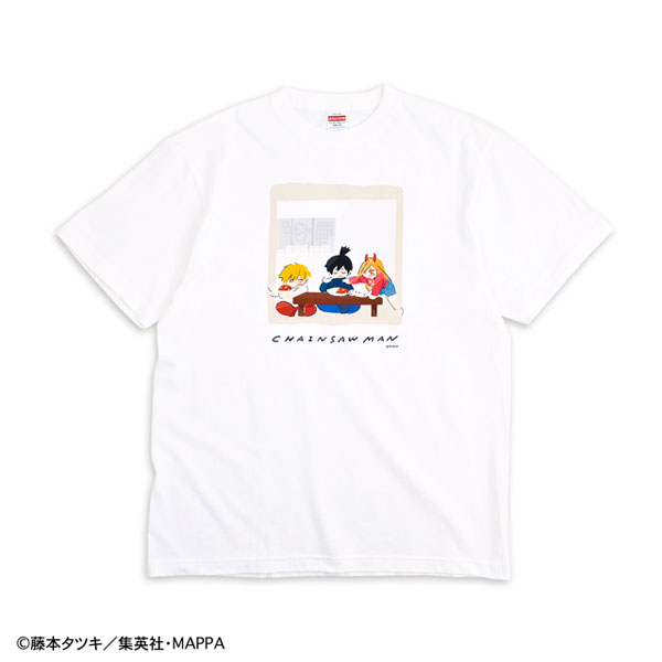 チェンソーマン イラストレーターHERコラボ ビッグTシャツ(早川家の