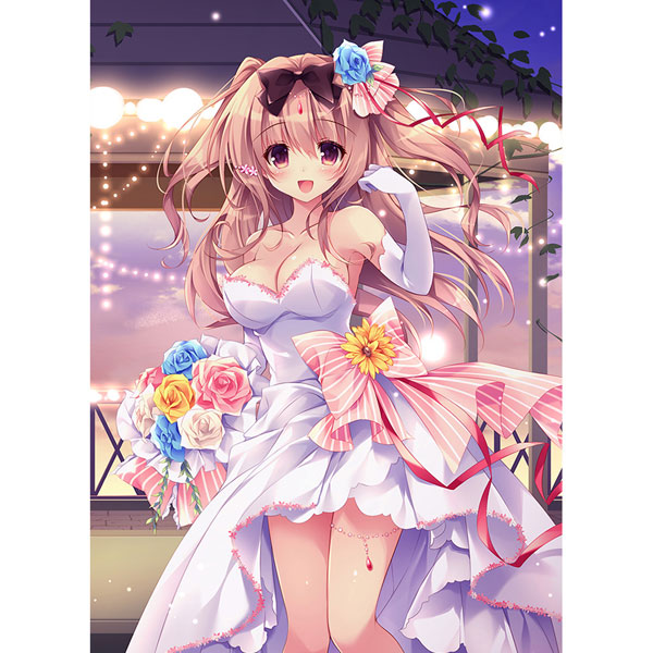 C94 ななろば華 祭社 フルセット ななろば華先生 B2タペストリー(ねおちゃん/ウエディング)笑顔