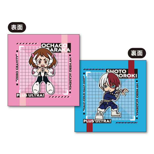 僕のヒーローアカデミア スクエアミニクッション B：麗日お茶子/轟焦凍[タカラトミーアーツ]《在庫切れ》