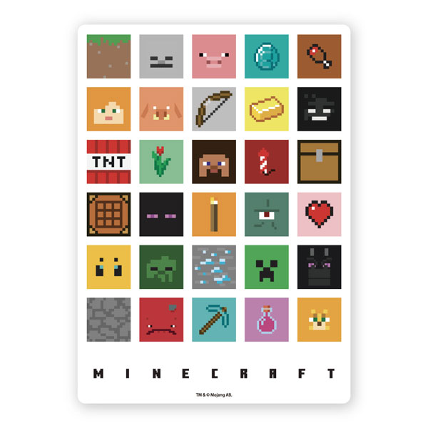 マインクラフト B5キャラパネル アイコン[GRANUP]《在庫切れ》