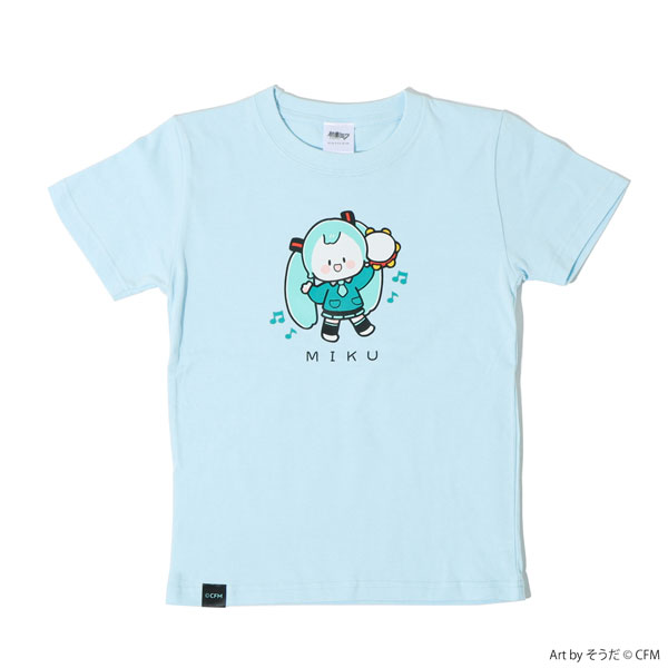 初音ミク ぴあぷろきっず！Tシャツ はつねみく みずいろ 110[ナタリーストア]《在庫切れ》
