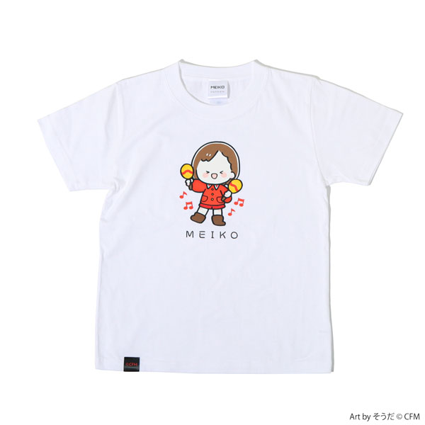 初音ミク ぴあぷろきっず！Tシャツ めいこ しろ 140[ナタリーストア]《在庫切れ》