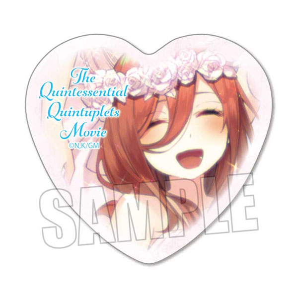 五等分の花嫁　恋文郵便屋　缶バッジ　中野三玖　5個