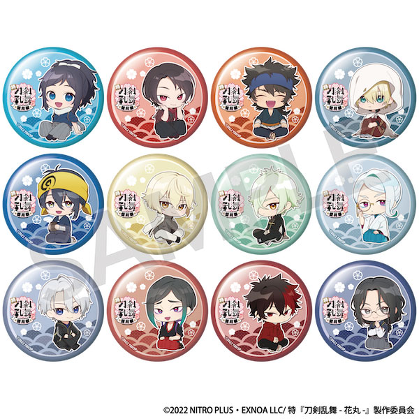 特『刀剣乱舞-花丸-』～雪月華～ トレーディングちびキャラ缶バッジver