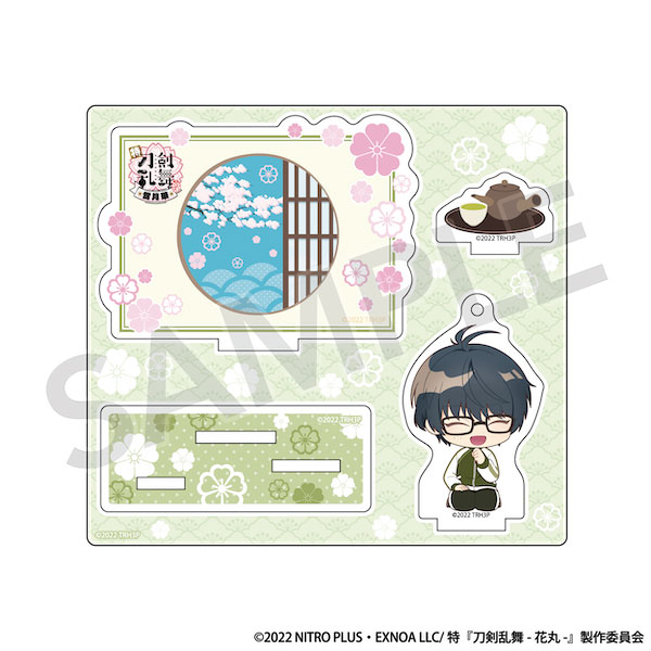 特『刀剣乱舞-花丸-』～雪月華～ 背景付きスタンドアクリルキーホルダー 篭手切江[DMM.com]《在庫切れ》