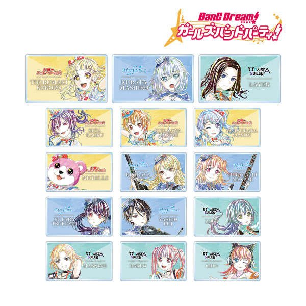 BanG Dream！ ガールズバンドパーティ！ トレーディング Ani-Art 第4弾 アクリルネームプレート ver.C 15個入りBOX[アルマビアンカ]《在庫切れ》