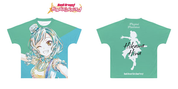BanG Dream！ ガールズバンドパーティ！ 氷川日菜 Ani-Art 第4弾 フルグラフィックTシャツ ユニセックス XL[アルマビアンカ]《在庫切れ》