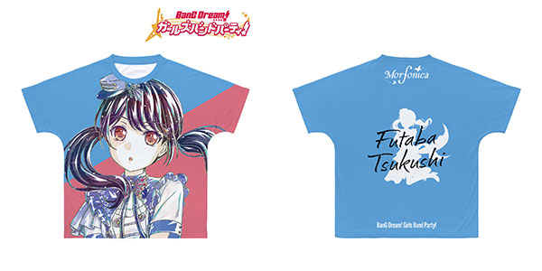 BanG Dream！ ガールズバンドパーティ！ 二葉つくし Ani-Art 第4弾 フルグラフィックTシャツ ユニセックス XXL[アルマビアンカ]《在庫切れ》