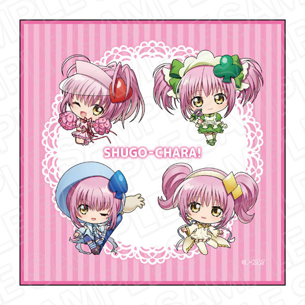 しゅごキャラ　デジタオル TVアニメ「しゅごキャラ！」 ミニタオル A デフォルメ ver.[コンテンツ