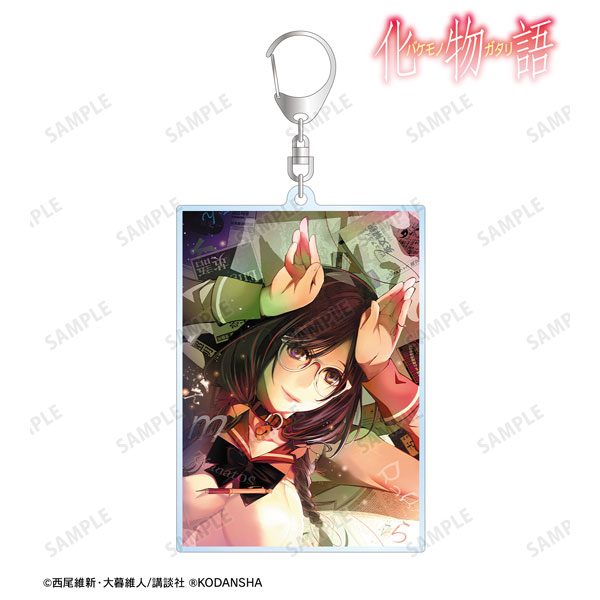 終物語 羽川翼【横】 パズル型クリアチャーム　未開封品 Amazon.co.jp: 物語シリーズ原画展 化物語 羽川翼 A4クリア