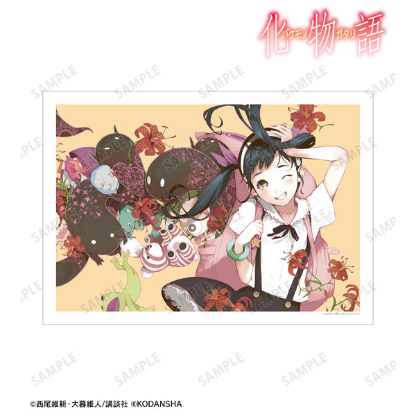 化物語 ポスター 戦場ヶ原ひたぎ 羽川翼 八九寺真宵 神原駿河 千石撫子