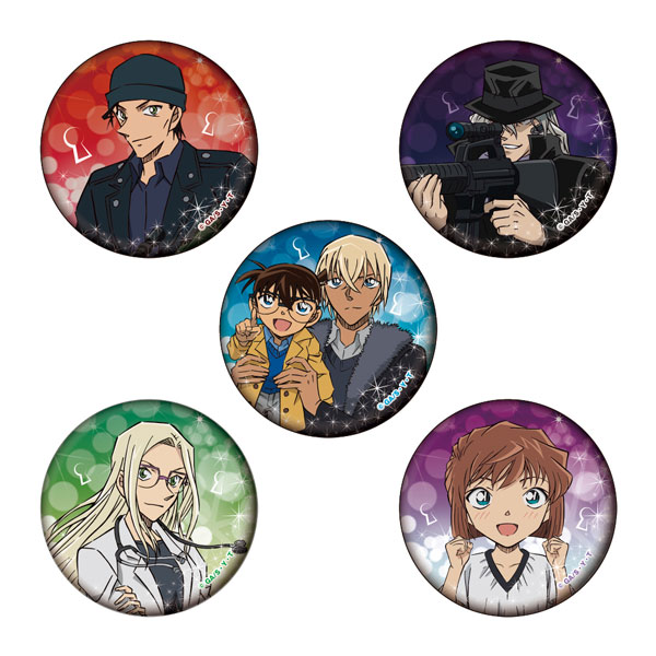 名探偵コナン 缶バッジ5個セット Vol.7[ゼロジーアクト]《在庫切れ》