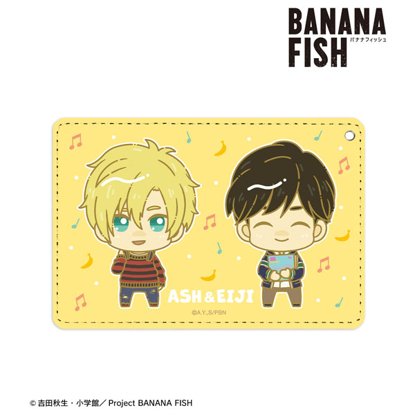 BANANA FISH アッシュ・リンクス＆奥村英二 ちょこんと！ 第2弾 レコードショップver. 1ポケットパスケース[アルマビアンカ]《在庫切れ》