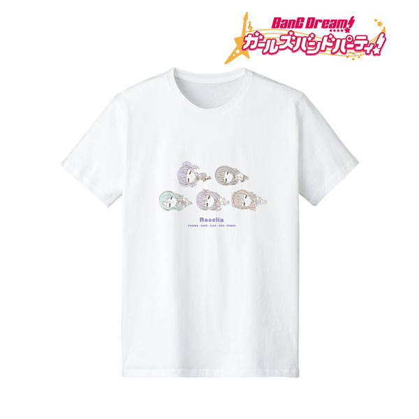 BanG Dream！ ガールズバンドパーティ！ Roselia ちびころ Tシャツ メンズ XXL[アルマビアンカ]《在庫切れ》