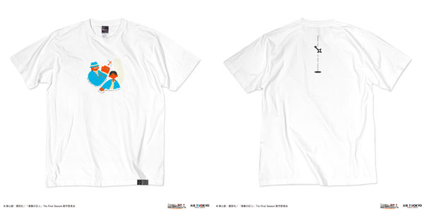 「進撃の巨人」 The Final Season Part2 シーンイラストTシャツ 5(EP.79/未来の記憶) ホワイト L（再販）[AIR TWOKYO]《在庫切れ》