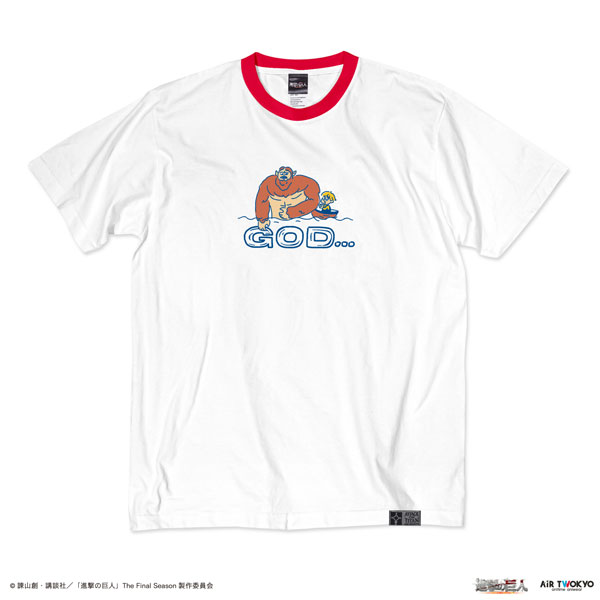 進撃の巨人」 The Final SeasonタイポグラフィTシャツ7(獣の巨人 進撃の巨人」 The Final SeasonタイポグラフィTシャツ7(獣の巨人