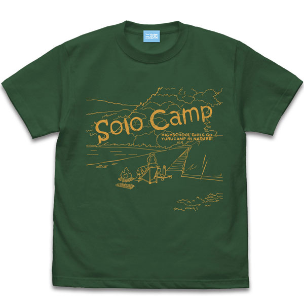 『ゆるキャン△』 リンのソロキャンプ Tシャツ/IVY GREEN-XL[コスパ]