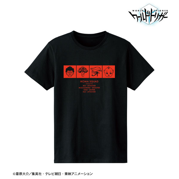 TVアニメ「ワールドトリガー」 生駒隊 Tシャツ 王子隊作戦会議アイコンver. メンズ L[アルマビアンカ]《在庫切れ》