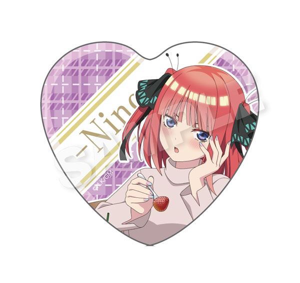 五等分の花嫁 ハート缶バッジ 中野二乃 ヨドバシ.com - KThings 五等分の花嫁∬ ハート缶バッジ 中野二
