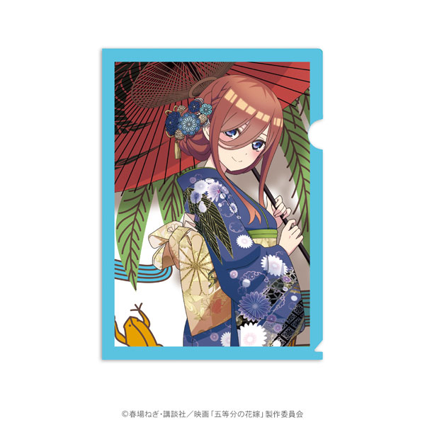 五等分の花嫁 花札柄クリアファイル 三玖[TOKYOGETS]《在庫切れ》