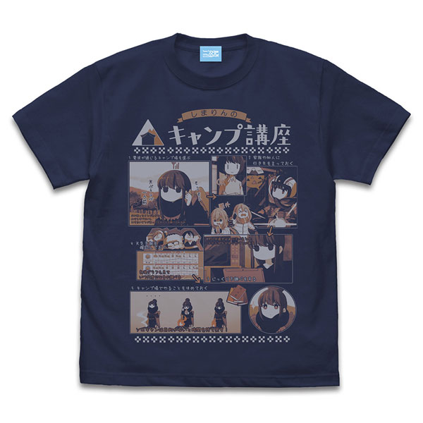 『ゆるキャン△』 志摩リンのキャンプ講座 Tシャツ Ver2.0/INDIGO-M[コスパ]