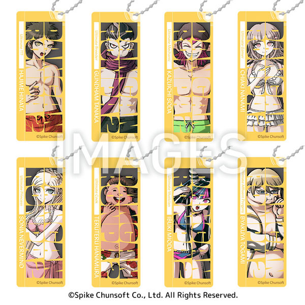 ダンガンロンパ2　秋葉原クロスカフェ　アクリルジオラマキーホルダー k0617-01☆新品 スーパーダンガンロンパ2 アクリルキーホルダー
