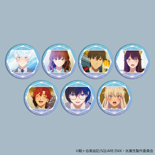 缶バッジ「氷属性男子とクールな同僚女子」02/場面写イラスト 7個入り