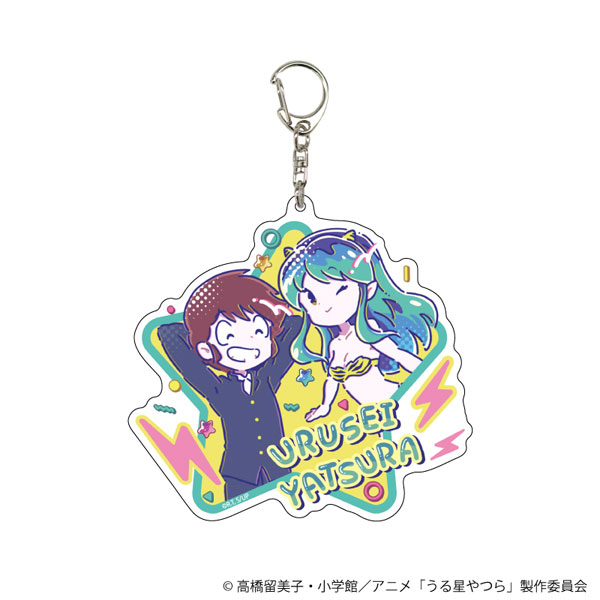 デカアクリルキーホルダー「うる星やつら」01/あたる＆ラム(Candy art