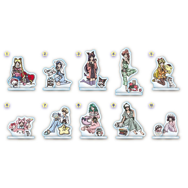 「美少女戦士セーラームーン」シリーズ×サンリオキャラクターズ アクリルスタンドコレクション 10個入りBOX[エンスカイ]《０６月予約》