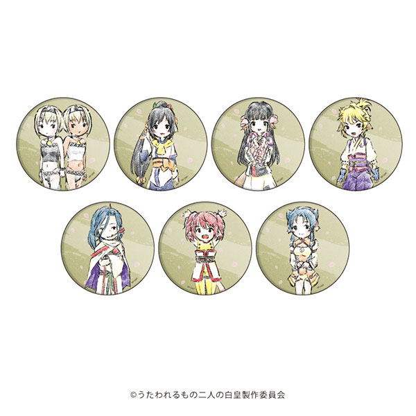 缶バッジ「うたわれるもの 二人の白皇」03/B グラフアートイラスト 7個入りBOX[A3]《在庫切れ》