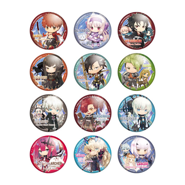 【Fate】FGO　スクエア缶バッジ アルジュナ 5個セット きゃらとりあ缶 Fate/Grand Order vol.7 12個入りBOX[アルジャーノン