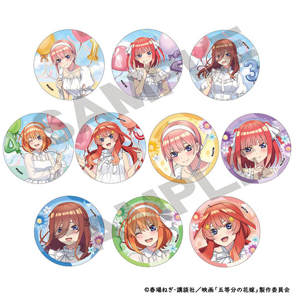 映画 五等分の花嫁 トレーディング缶バッジ 10個入りBOX（再販