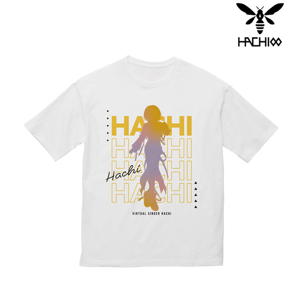 HACHI 緜先生 描き下ろしイラスト HACHI タクティカルファッションver. BIGシルエットTシャツ ユニセックス L[アルマビアンカ]《在庫切れ》