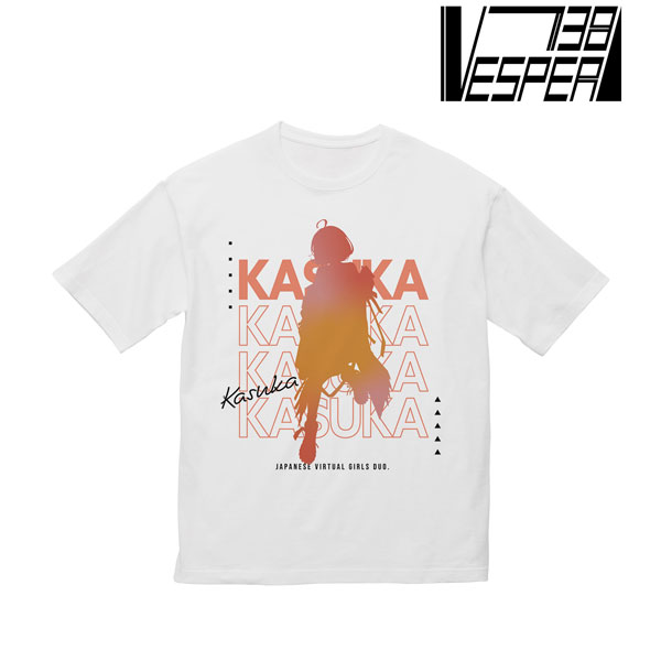 VESPERBELL 緜先生 描き下ろしイラスト カスカ タクティカルファッションver. BIGシルエットTシャツ ユニセックス L[アルマビアンカ]《在庫切れ》