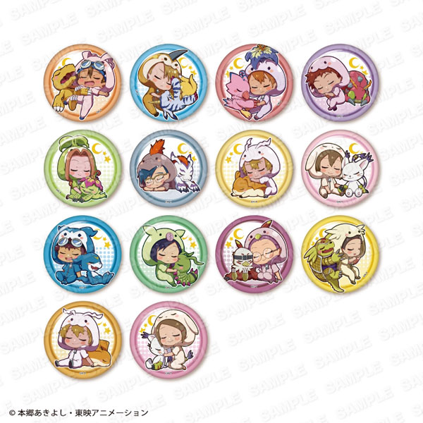 デジモンアドベンチャー　缶バッジセット デジモンアドベンチャーシリーズ ぎゃおコレ トレーディング缶バッジ