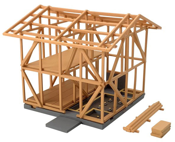 建コレ071ー3 建築中の建物A3[トミーテック]